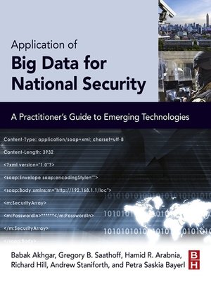 cover image of Application of Big Data for National Security